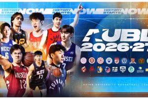 Le Vietnam accueillera pour la première fois la Ligue asiatique de basket-ball universitaire. Photo : tdtt.gov.vn