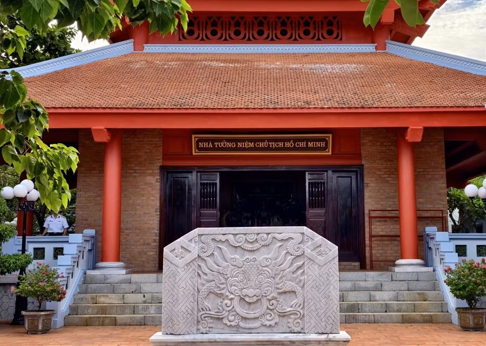 La Maison commémorative du Président Ho Chi Minh sur l'île de Truong Sa, dans la zone spéciale de Truong Sa (province de Khanh Hoa).