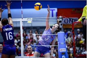 Le Vietnam s’incline de justesse face à la Thaïlande lors du dernier match de la première manche de la SEA V.League 2025. Photo : TVA