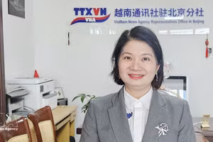 La Dr Pham Thi Thanh Loan, directrice générale de la SARL de tourisme, de service de commerce Viet-Viet Guangdong. Photo : VNA. 
