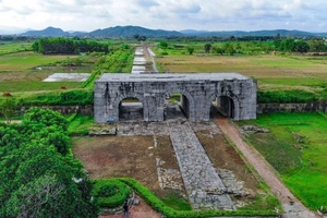 La citadelle de la dynastie des Hô, dans la commune de Vinh Lôc, province de Thanh Hoa (Centre).