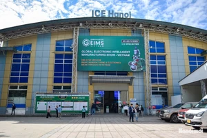 L'exposition GEIMS Vietnam 2025 a lieu du 20 au 22 novembre, au Centre international des expositions de Hanoï. Photo : hanoimoi.vn