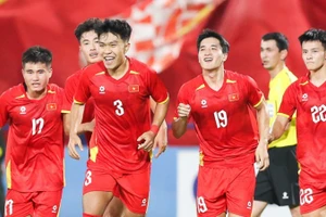 L'équipe des U23 du Vietnam. Photo : VFF.