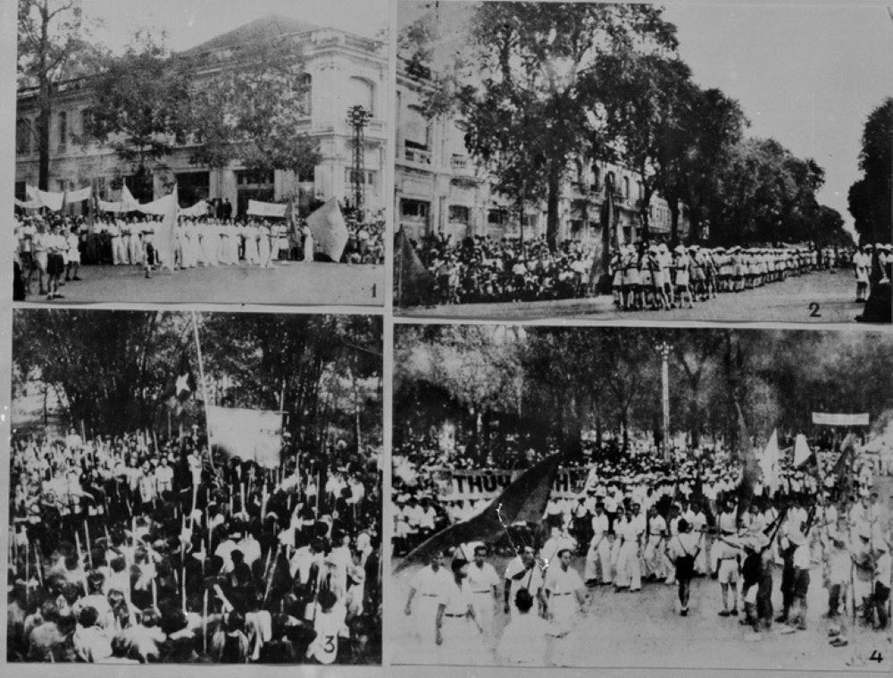 Le peuple des provinces du Sud se soulève pour prendre le pouvoir lors des journées ardentes de la Révolution d’Août. Photo d'archives : VNA. 2.jpg