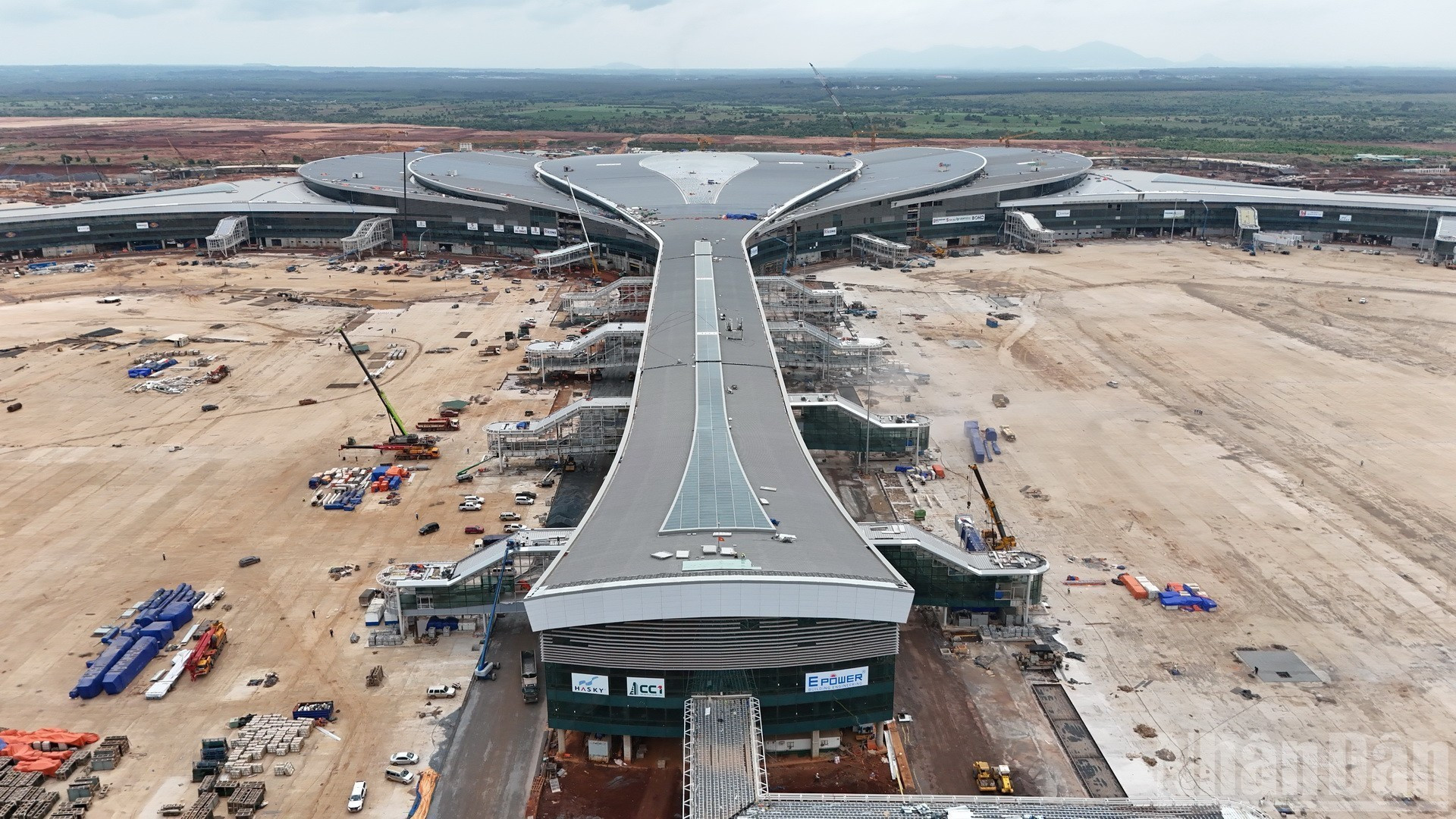 Le terminal passagers est considéré comme le « cœur » de l'aéroport de Long Thanh. Photo : NDEL.