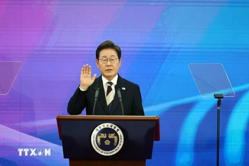 Lee Jae-myung, nouveau président de la République de Corée. Photo : Xinhua/VNA.