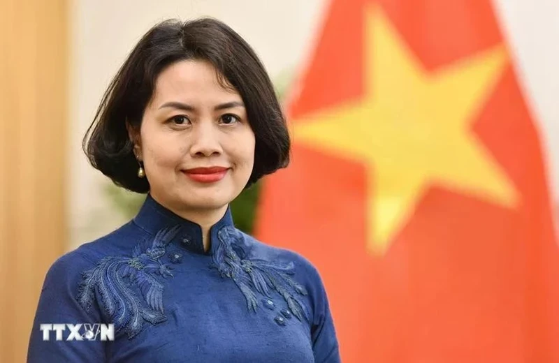 L’ambassadrice du Vietnam en Finlande et en Estonie, Pham Thi Thanh Binh. Photo : VNA.