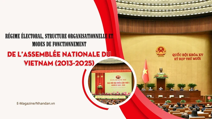 Régime électoral, structure organisationnelle et modes de fonctionnement de l’Assemblée nationale du Vietnam (2013-2025)