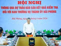 Le Premier ministre Le Minh Hung préside la réunion. Photo : VNA.