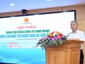 Nguyen Tien Cuong, rédacteur en chef adjoint du journal Công thương (Industrie &Commerce). Photo" NDEL