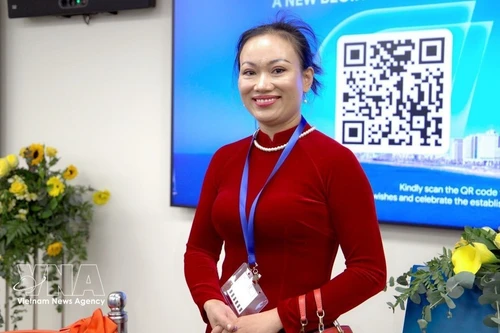 Nguyen Thi Thuy, une Vietnamienne résidant et travaillant à Ramat Gan. Photo: VNA