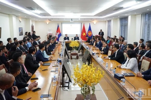 Vue générale de la rencontre. Photo : NDEL