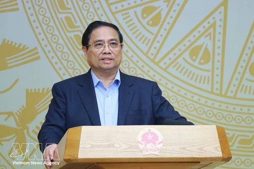 Le Premier ministre Pham Minh Chinh, également chef du Comité national de pilotage de la cybersécurité. Photo: VNA