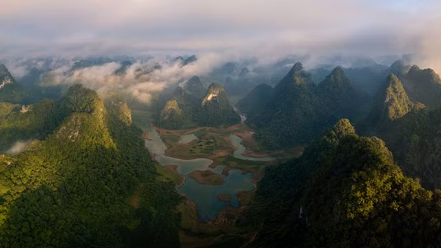 Beauté de l’Œil du Génie de la montagne à Cao Bang ảnh 3