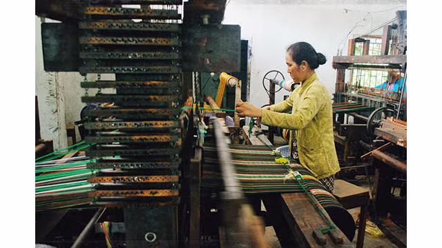 Visite du village de tissage My Nghiêp à Ninh Thuân ảnh 5