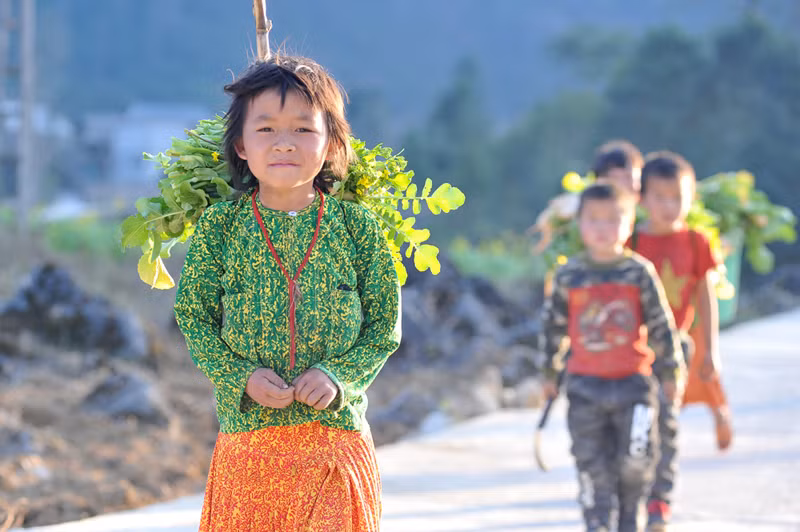 L’innocence des enfants sur le plateau calcaire de Dông Van ảnh 3