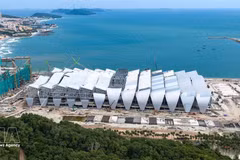 Construction du Centre de conférences du Sommet de l'APEC 2027. Photo : VNA.