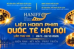 Affiche officielle de la 8e édition du Festival international du film de Hanoï. Photo : haniff.vn