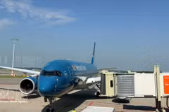 Un avion de Vietnam Airlines. Photo d'illustration: VNA.