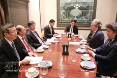 Séance de travail avec Rosen Partners. Photo: VNA.