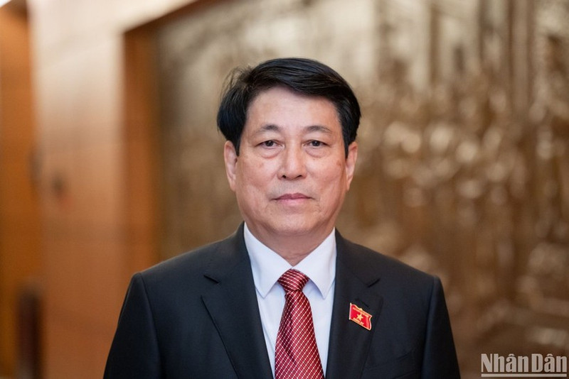 Le président de la République Luong Cuong. Photo : NDEL.