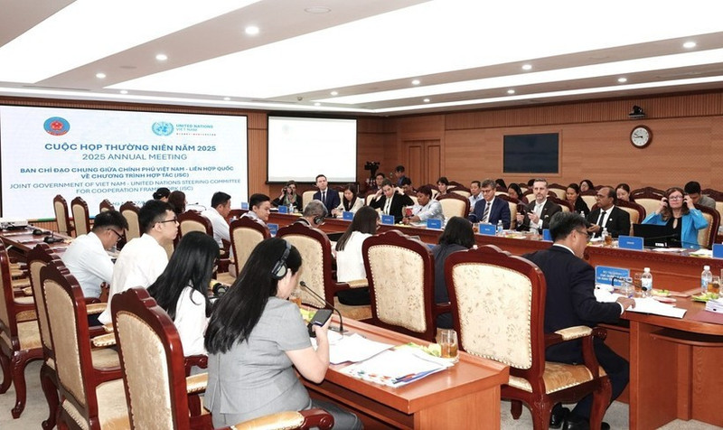 Réunion annuelle du Comité directeur conjoint Vietnam-Nations Unies pour la coopération en 2025. Photo : Ministère des Finances.