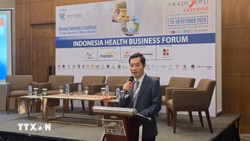 Le Dr Nguyên Phuc Nam, directeur adjoint du Département du développement des marchés internationaux du ministère de l'Industrie et du Commerce. Photo: VNA.
