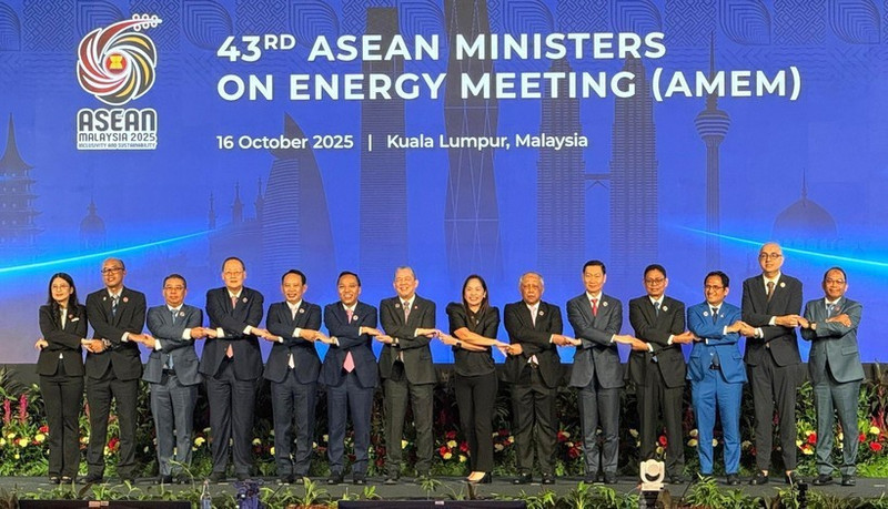 Les chefs de délégation participent à la 43e réunion des ministres de l'Énergie de l'ASEAN. Photo : VNA.