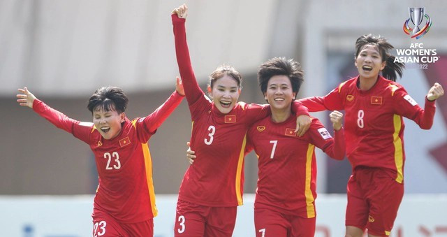 L'équipe féminine de football du Vietnam. Photo : AFC.