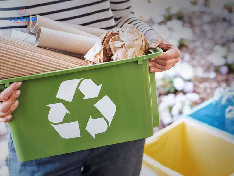 Approche innovante pour le recyclage du plastique au Vietnam avec le tri à la source. Photo : carnovn.