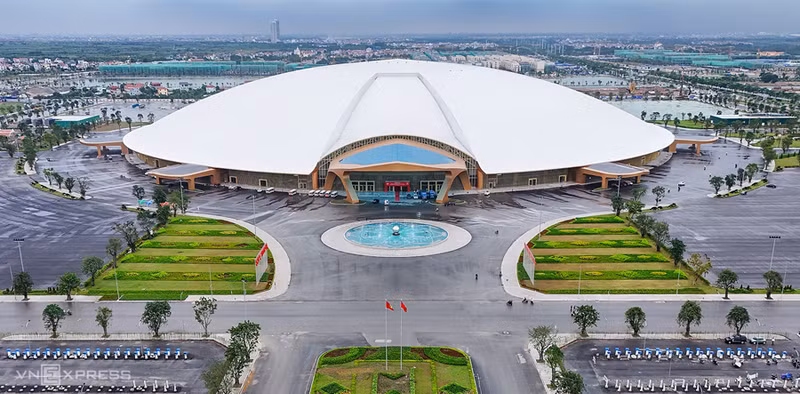 Au Centre national des foires et expositions de Vingroup à Hanoï. Photo : VnExpress.