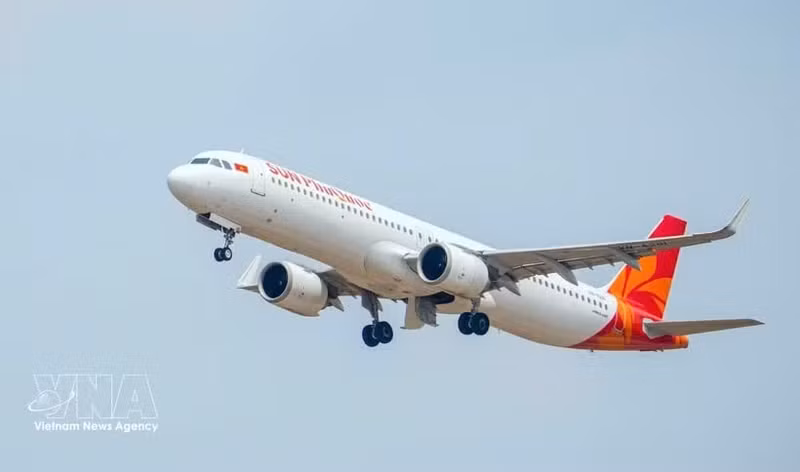 Avion de la compagnie Sun PhuQuoc Airways. Photo : VNA.