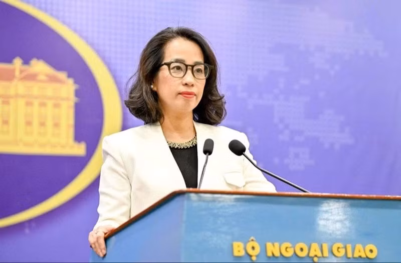 La porte-parole du ministère des Affaires étrangères, Pham Thu Hang. Photo : ministère des Affaires étrangères.