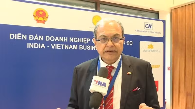 Le président de la Chambre de commerce Inde-Vietnam (IVCCI), Ajoykaant Ruia. Photo : VNA.