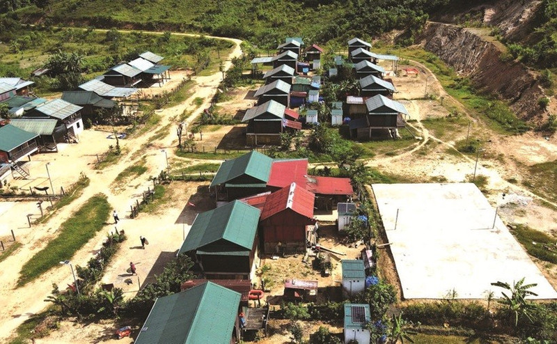 Le village de Sat d’aujourd’hui. Photo : VNA.