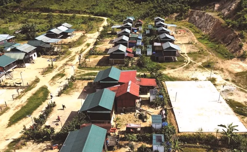 Le village de Sat d’aujourd’hui. Photo : VNA.