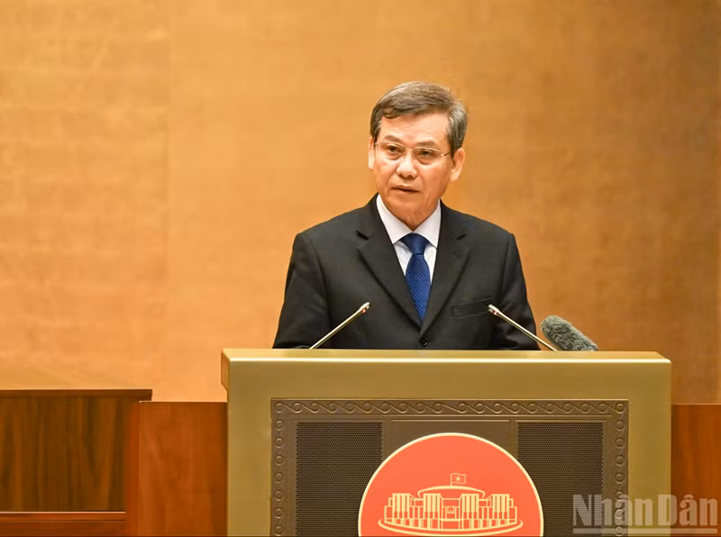 Le Minh Tri, membre du Bureau politique, secrétaire du Comité central et chef de la Commission centrale des affaires intérieures. Photo : NDEL.