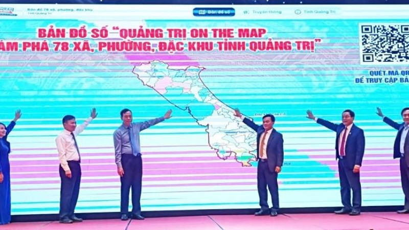 Les autorités de Quang Tri lancent la carte numérique « Quang Tri on the map ».
