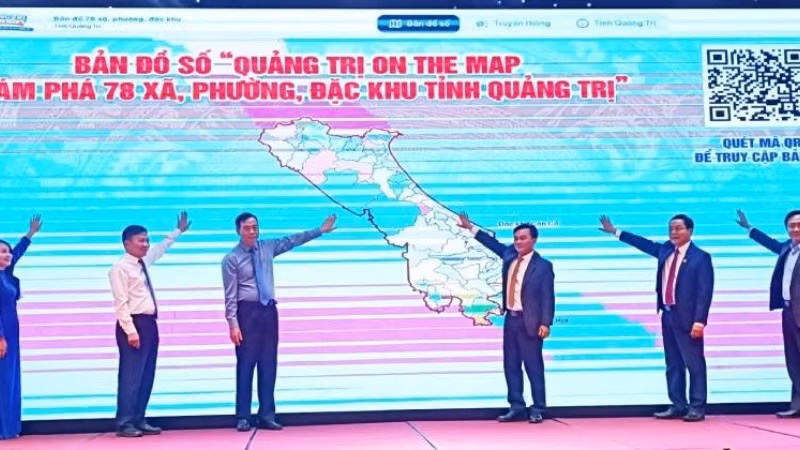 Les autorités de Quang Tri lancent la carte numérique « Quang Tri on the map ».