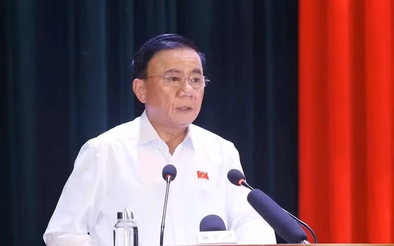 Trân Cam Tu, membre du Politburo et permanent du Secrétariat du Comité central du Parti. Photo : VNA.