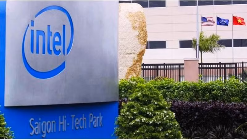 L'usine Intel dans le Parc de haute technologie de Saigon (SHTP), à Hô Chi Minh-Ville. Photo : Dantri.