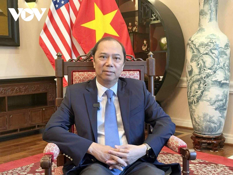 L’ambassadeur du Vietnam aux États-Unis, Nguyen Quoc Dung. Photo : VOV.