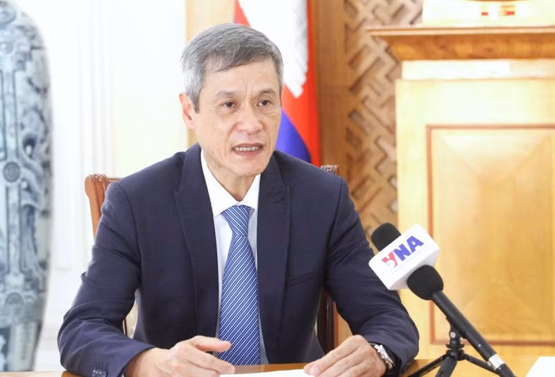 L'ambassadeur du Vietnam au Cambodge, Nguyen Minh Vu. Photo : VNA.