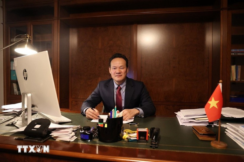 L’ambassadeur Mai Phan Dung, représentant permanent du Vietnam auprès des Nations Unies, de l’OMC et d’autres organisations internationales à Genève. Photo : VNA.