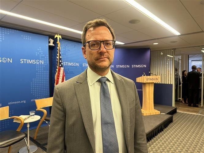 Brian Eyler, chercheur principal et directeur du programme Asie du Sud-Est au Centre Stimson des États-Unis. Photo : VNA.