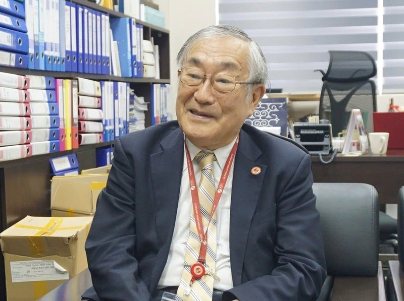 Le professeur japonais Furuta Motoo. Photo : NDEL.