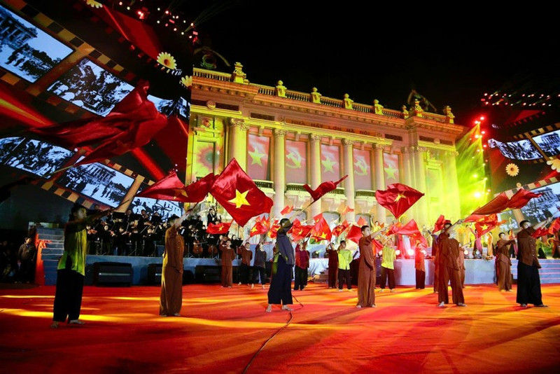 Le spectacle intitulé « Hanoï - Depuis l'automne historique de 1945 » aura lieu à la place de la Révolution d'Août dans la soirée du 15 août. Photo: HNM.