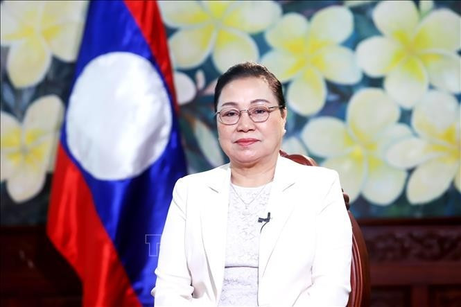 L’ambassadrice du Laos au Vietnam, Khamphao Ernthavan. Photo : VNA.