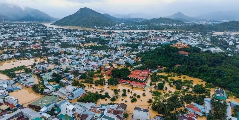 Les catastrophes naturelles causent d'importants dégâts. Photo : Vietnamnet.
