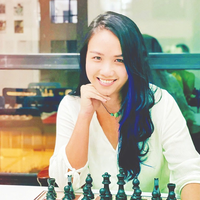 Luong Phuong Hanh, septième Vietnamienne titrée grand maître international féminin (FIDE). Photo : FBNV.